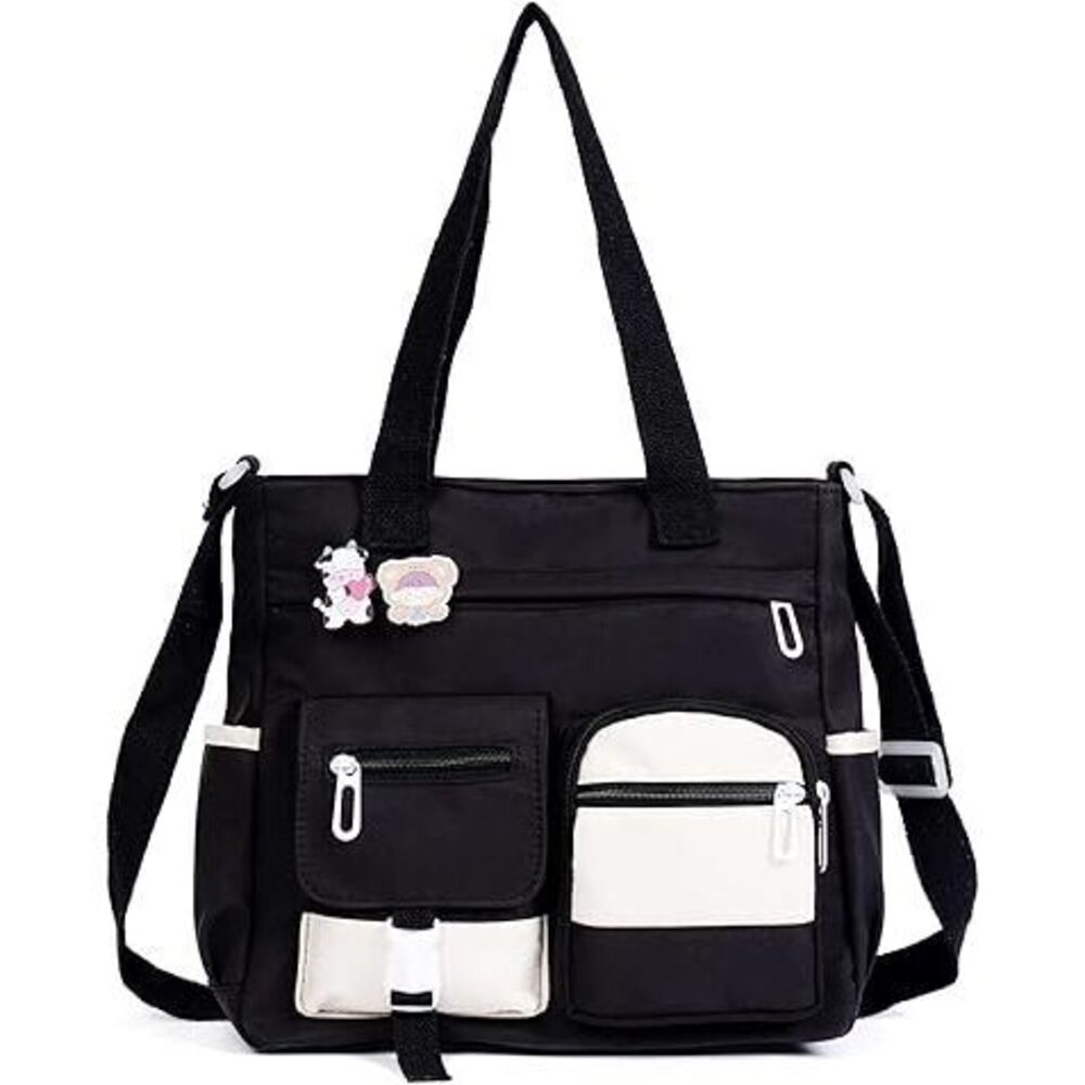Crossbody Cute Bag For Teens Kawaii Messenger Purse Nylon Shoulder School Tote